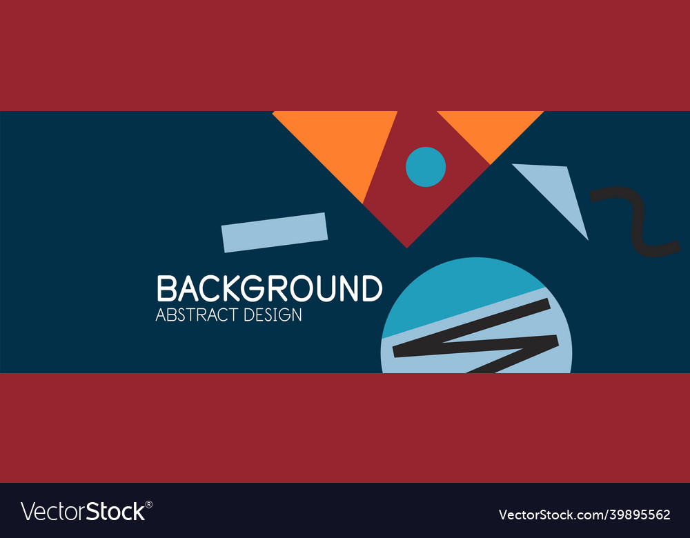 Abstract background blocks lines triangles vector image Abstract background blocks lines triangles