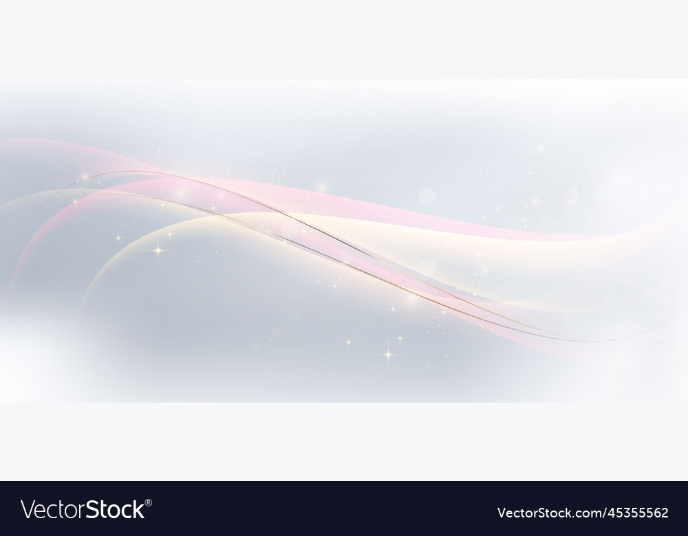 Abstract grey and red dynamic wavy curved lines vector image Abstract grey and red dynamic wavy curved lines