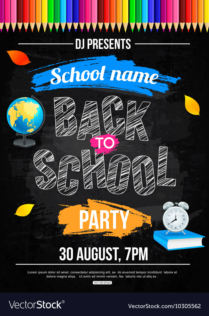 school event flyer template