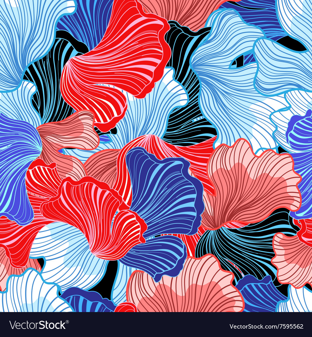 Beautiful pattern of colorful