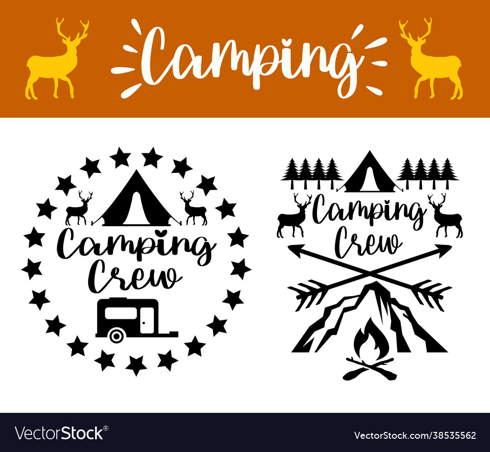 Camping summer camp forest or mountains