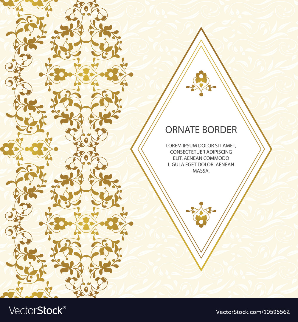 Decorative frame elegant element