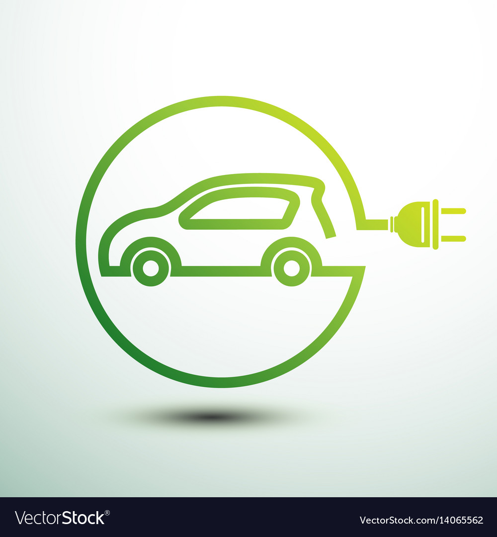 Electric car Royalty Free Vector Image - VectorStock