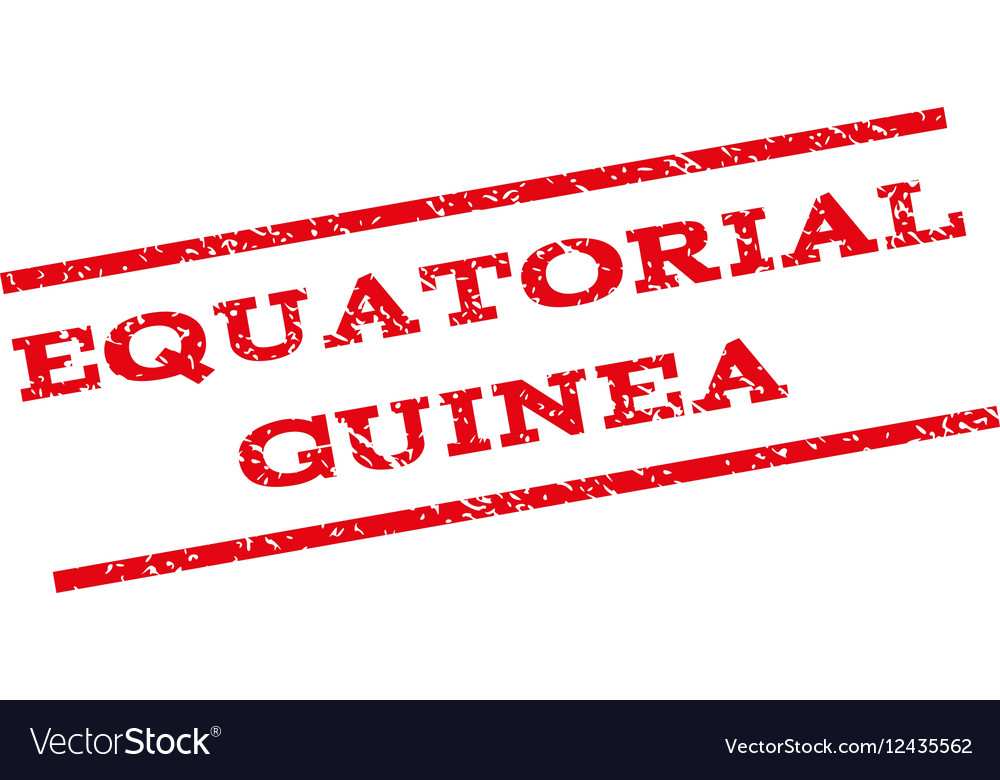 Equatorial guinea watermark stamp