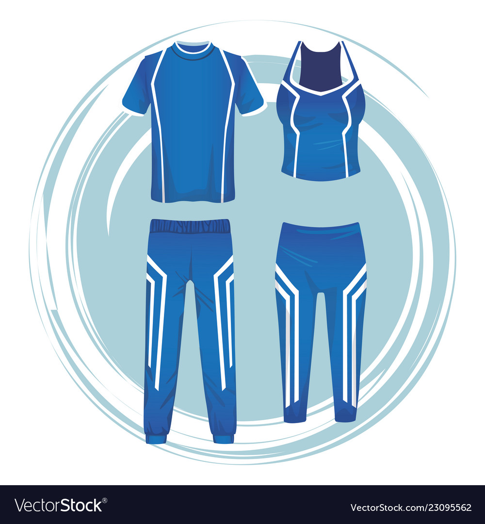 Fitness suit clothes for male and female