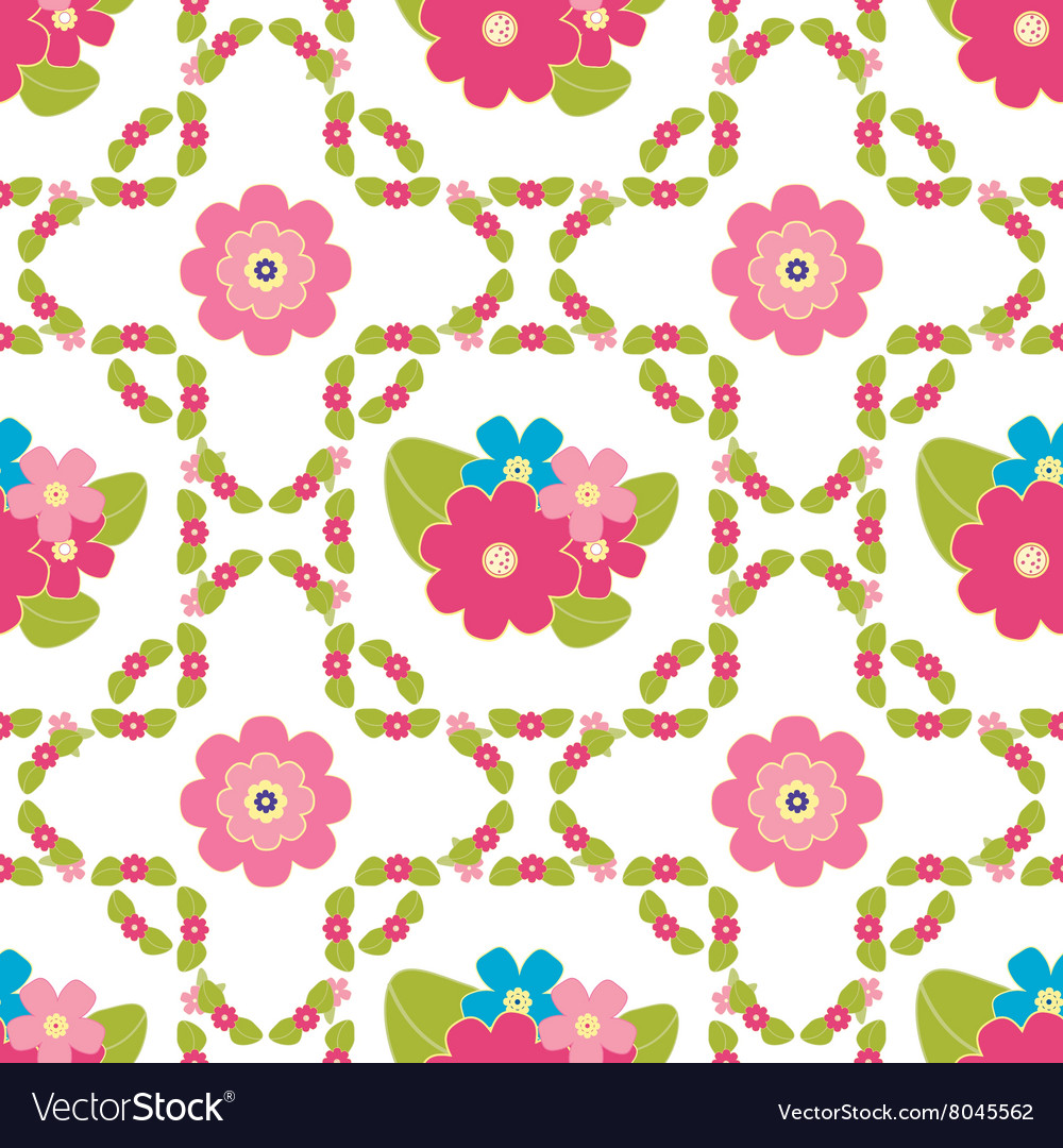 Floral background seamless pattern