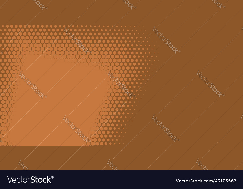 Geometric abstract hexagon two color background