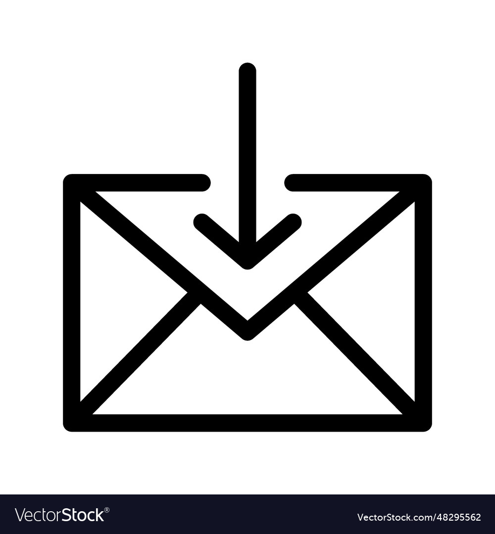Inbox icon vector image Inbox icon