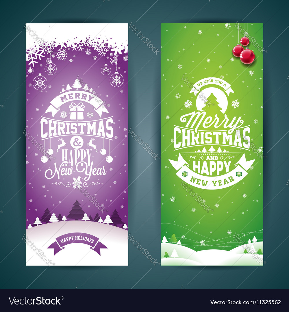 Christmas greeting card. merry christmas and happy new year stock Merry Christmas and Happy New Year greeting card Vector Image