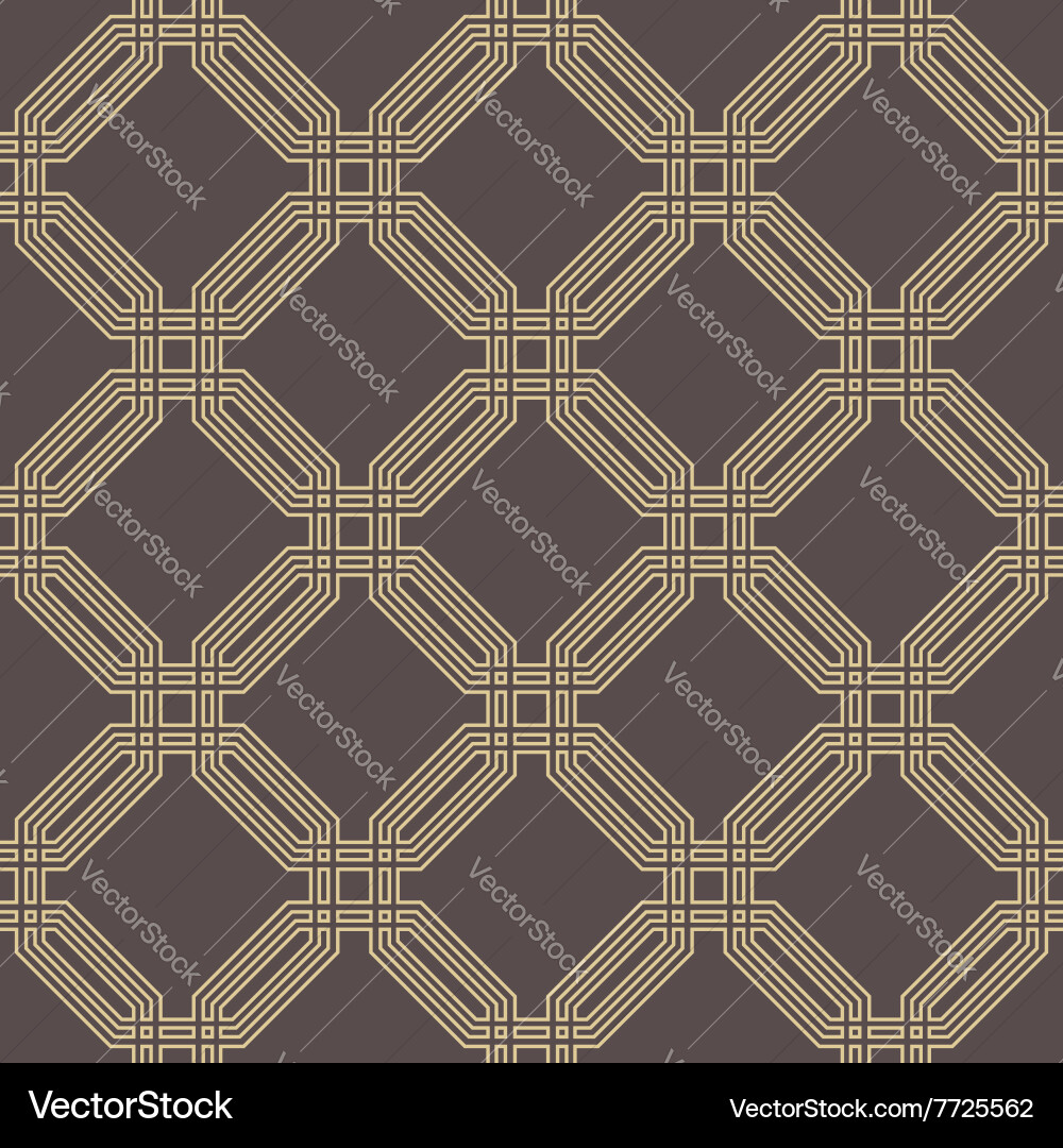 Seamless abstract pattern with hexagons Royalty Free Vector