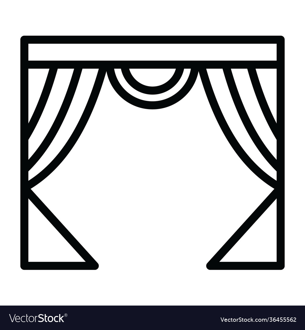 Theater Curtains Royalty Free Vector Image - Vectorstock