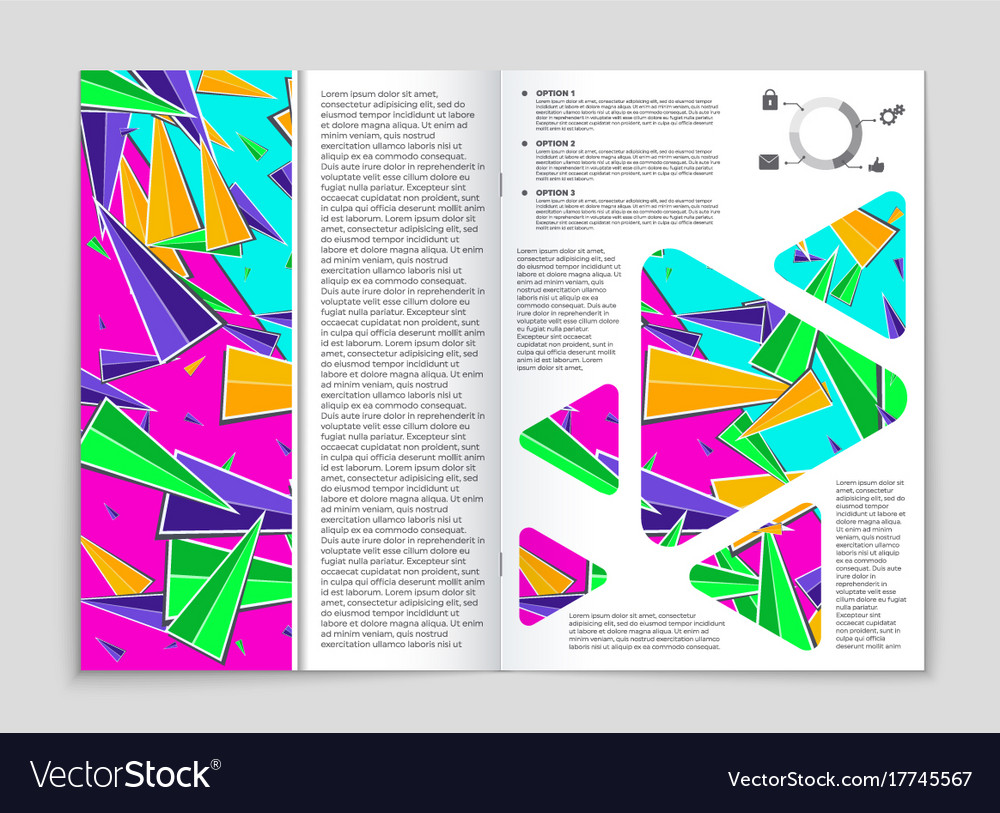 Abstraktes Layout Hintergrundset für Kunst