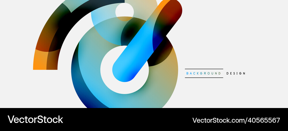 Circle abstract background Royalty Free Vector Image