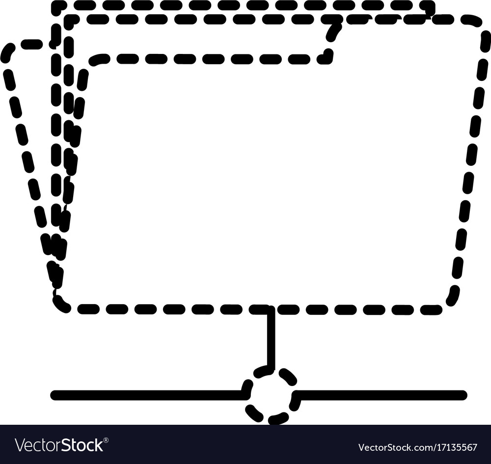 Dotted shape folder file data center server