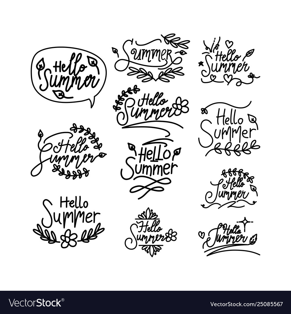 Summer script text template