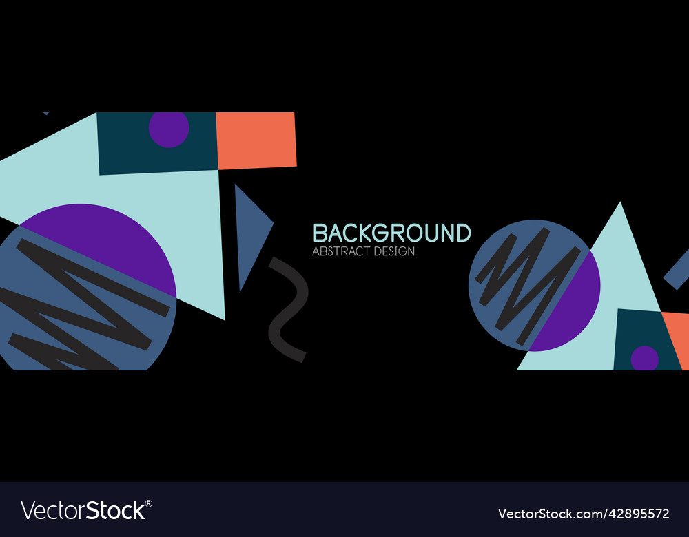 Abstract background blocks lines triangles vector image Abstract background blocks lines triangles
