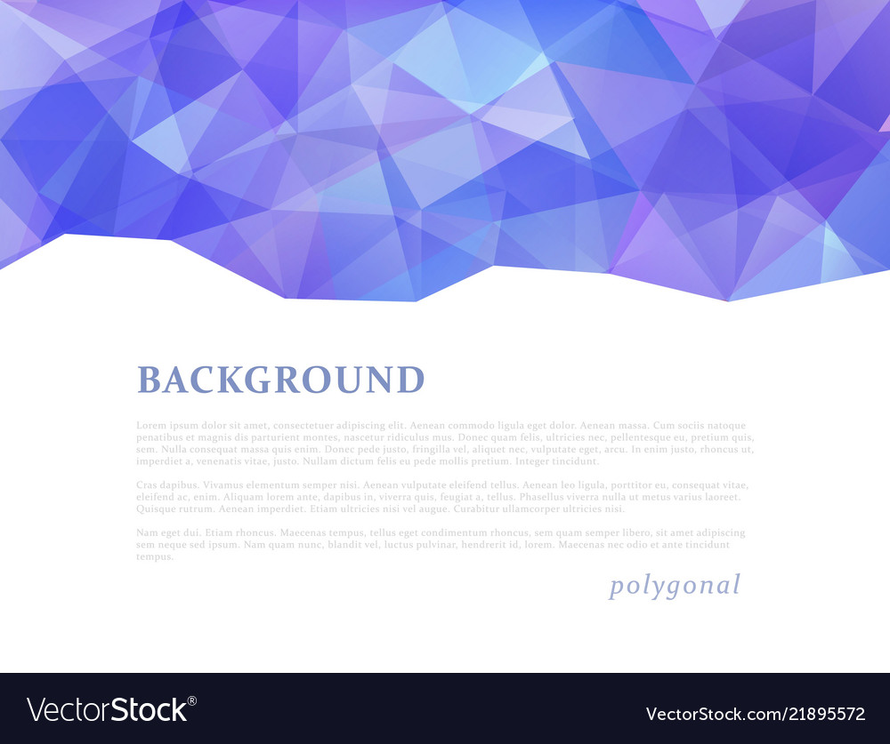 Abstract triangular banner vector image Abstract triangular banner