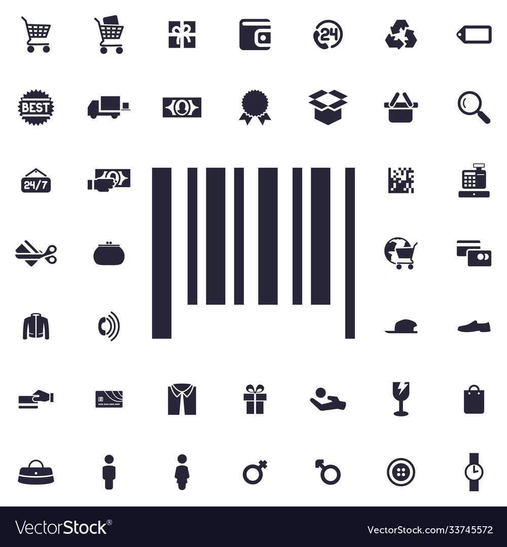Bar code icon