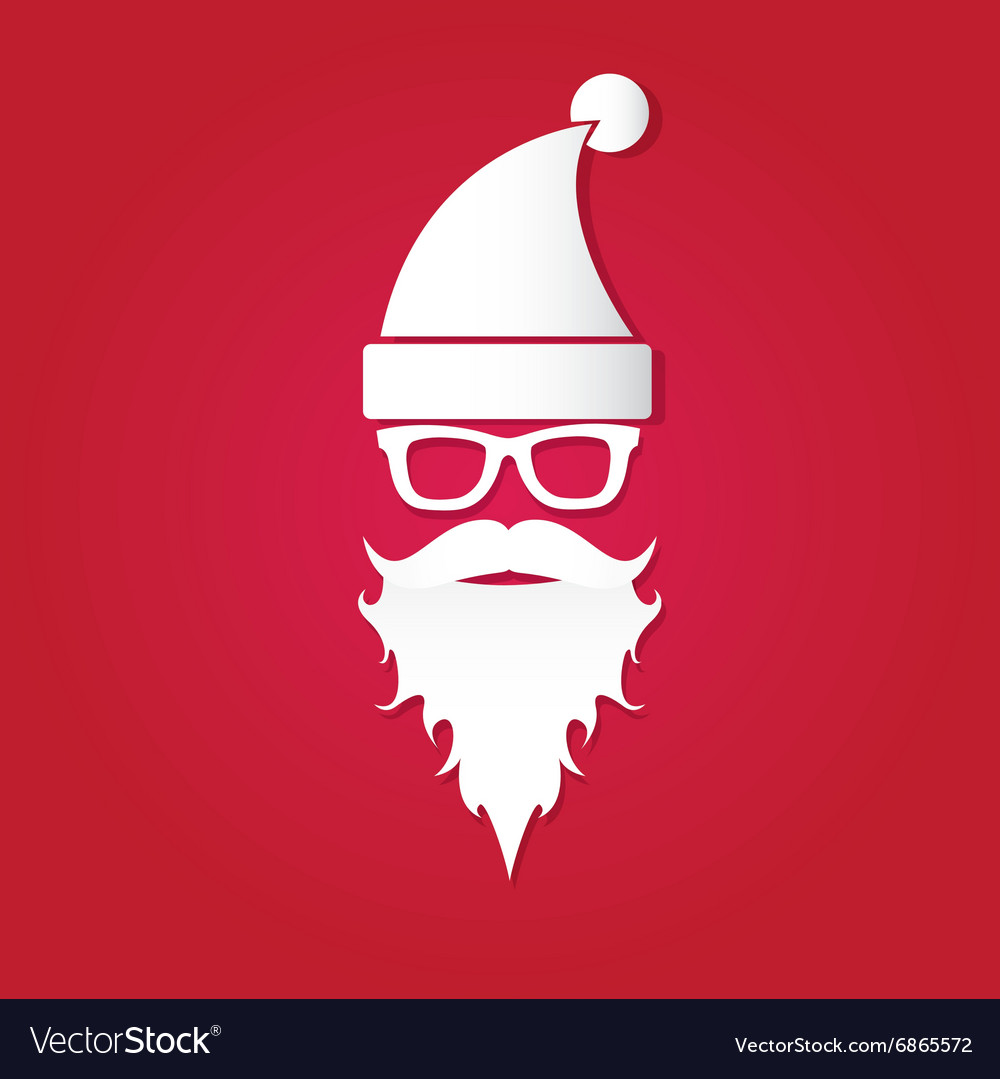 Christmas hipster greeting card Royalty Free Vector Image