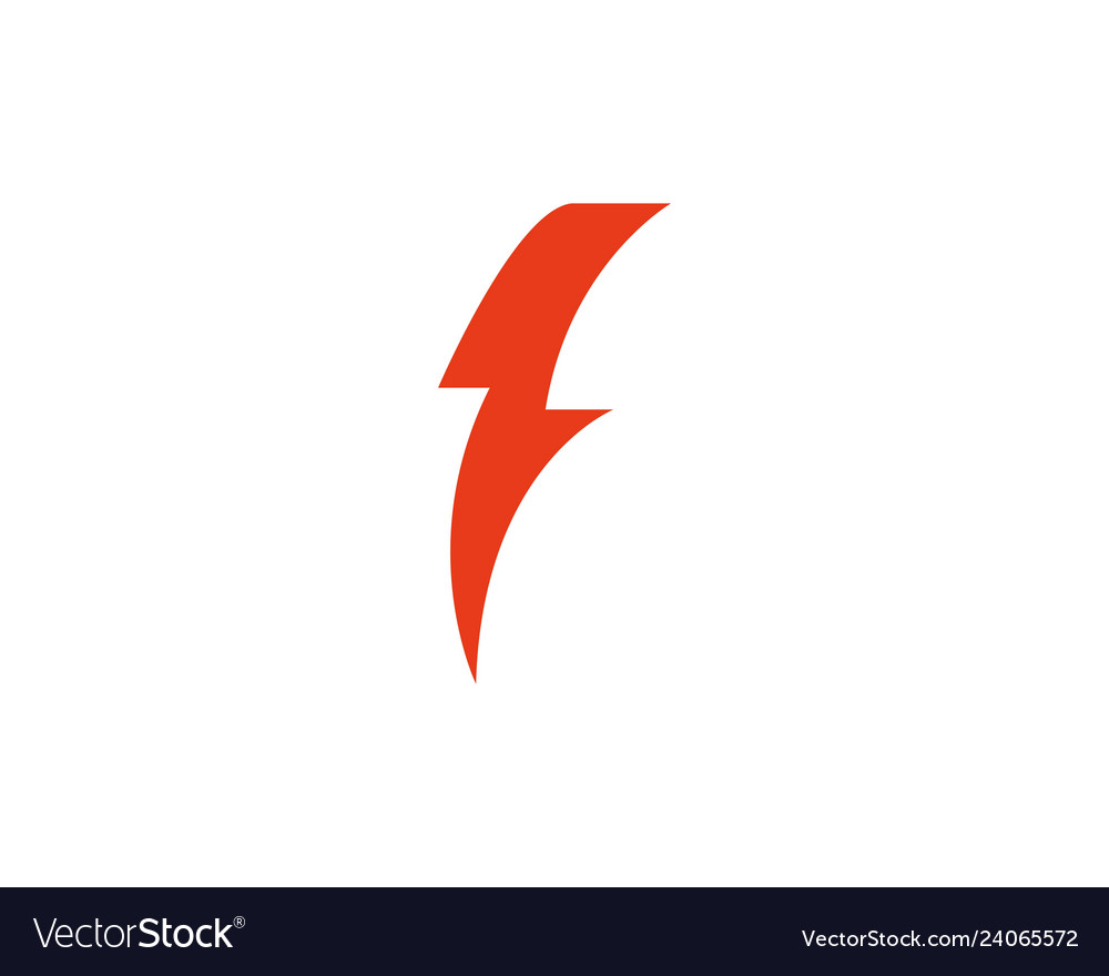 Flash thunderbolt logo template