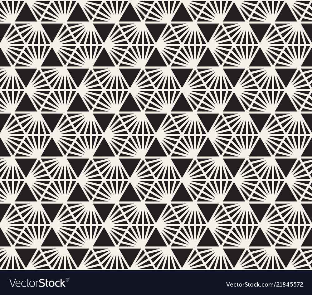 Geometric Line Tiling Pattern