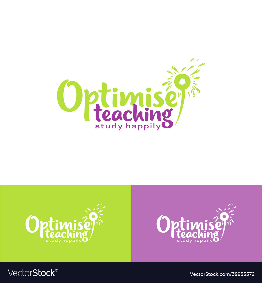 Optimize teaching education summer camp logo