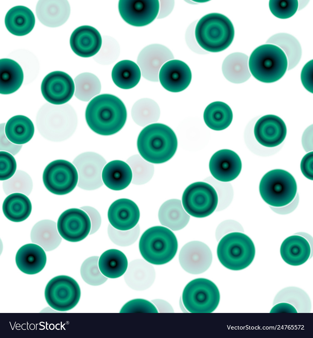 Sparkling circles 3d seamless pattern