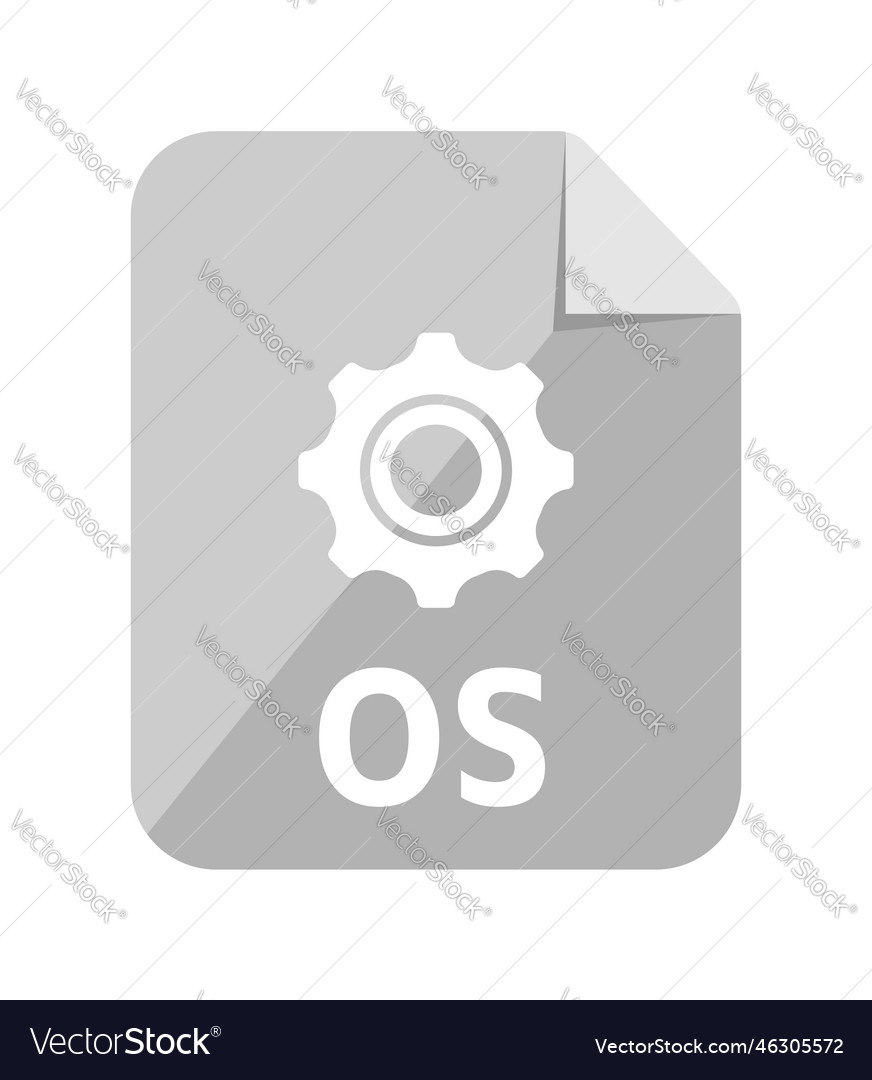 Various file type icon os vector image Various file type icon os
