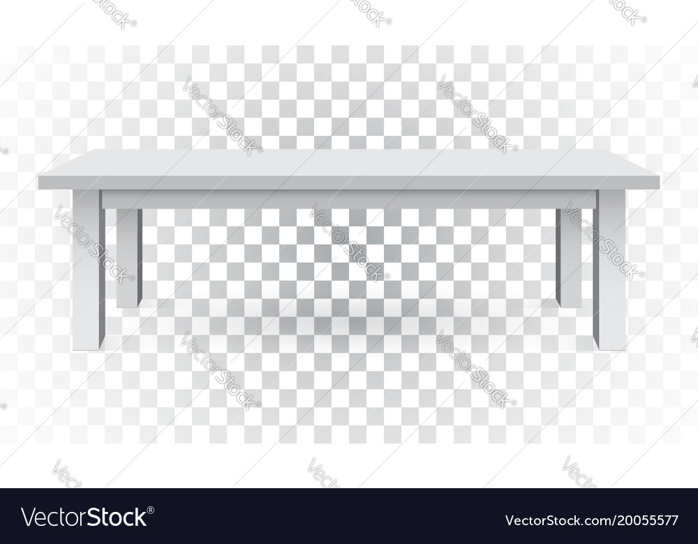 3d table for object presentation empty white top