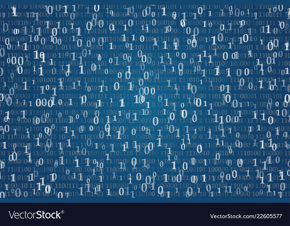 Abstract background with numbers