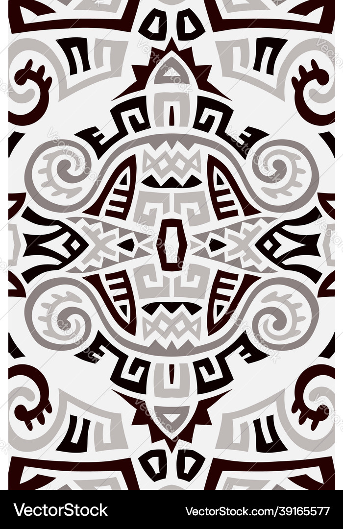 Abstract ethnic style seamless pattern Royalty Free Vector