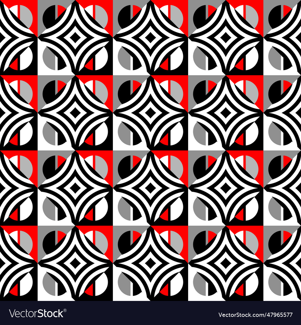 Abstract seamless pattern geometric regular