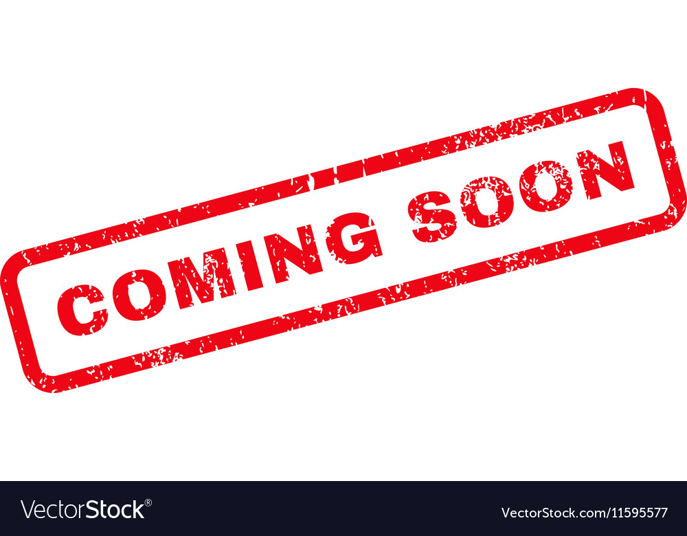 Coming Soon Text Rubber Stamp Royalty Free Vector Image