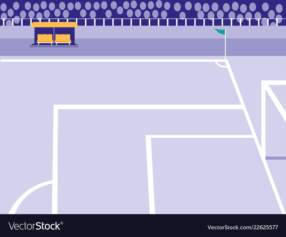 Football soccer stadium scene