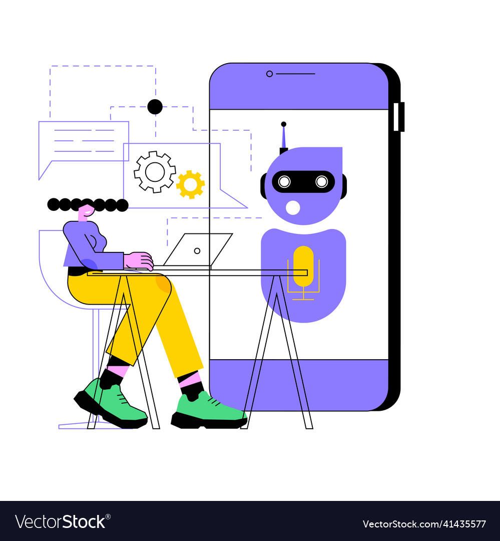 Natural language processing abstract concept vector image Natural language processing abstract concept
