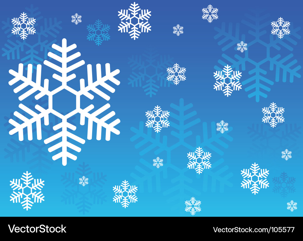 Snowflake Royalty Free Vector Image - VectorStock
