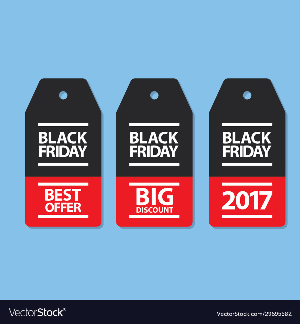 Black friday 2017 Preisschild vector image Black friday 2017 Preisschild