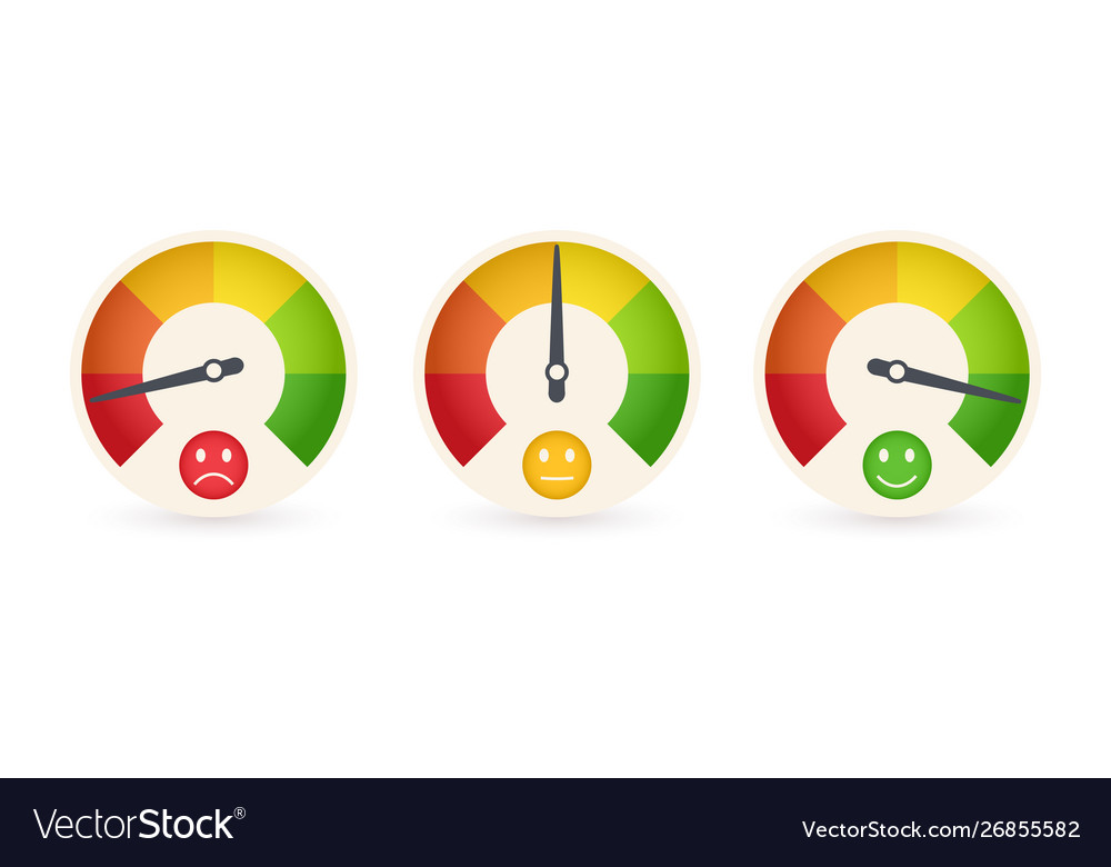 Business meter or business indicator template with