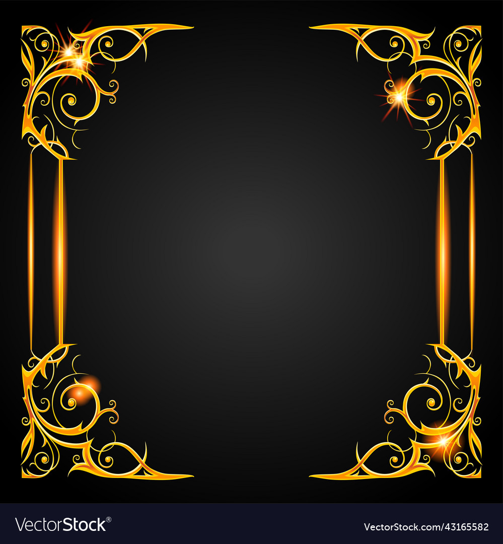 Fantasy frame with space for text