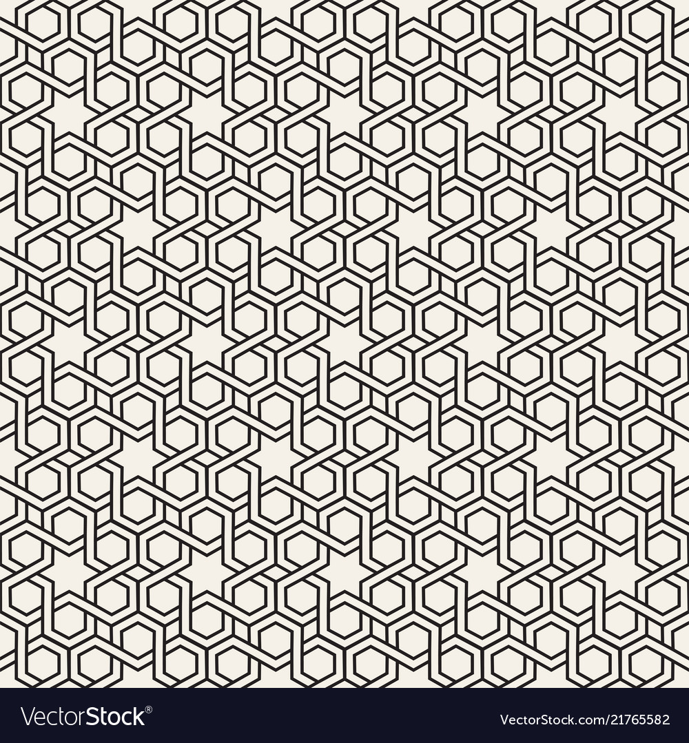 Intricate Line Mosaic Pattern