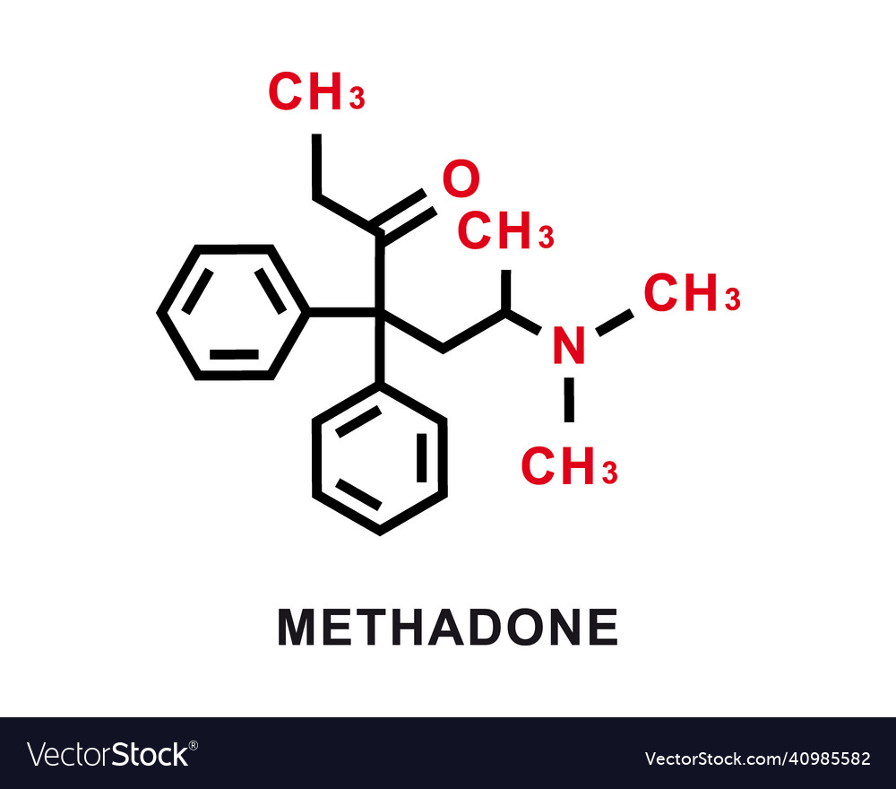 Methadone chemical formula