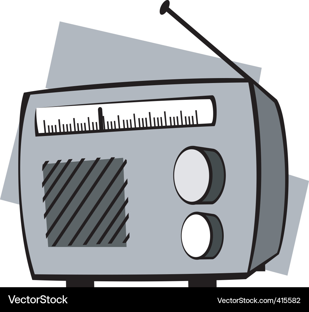 Radio Rfm Vector Radio Royalty Free Vector Image - VectorStock