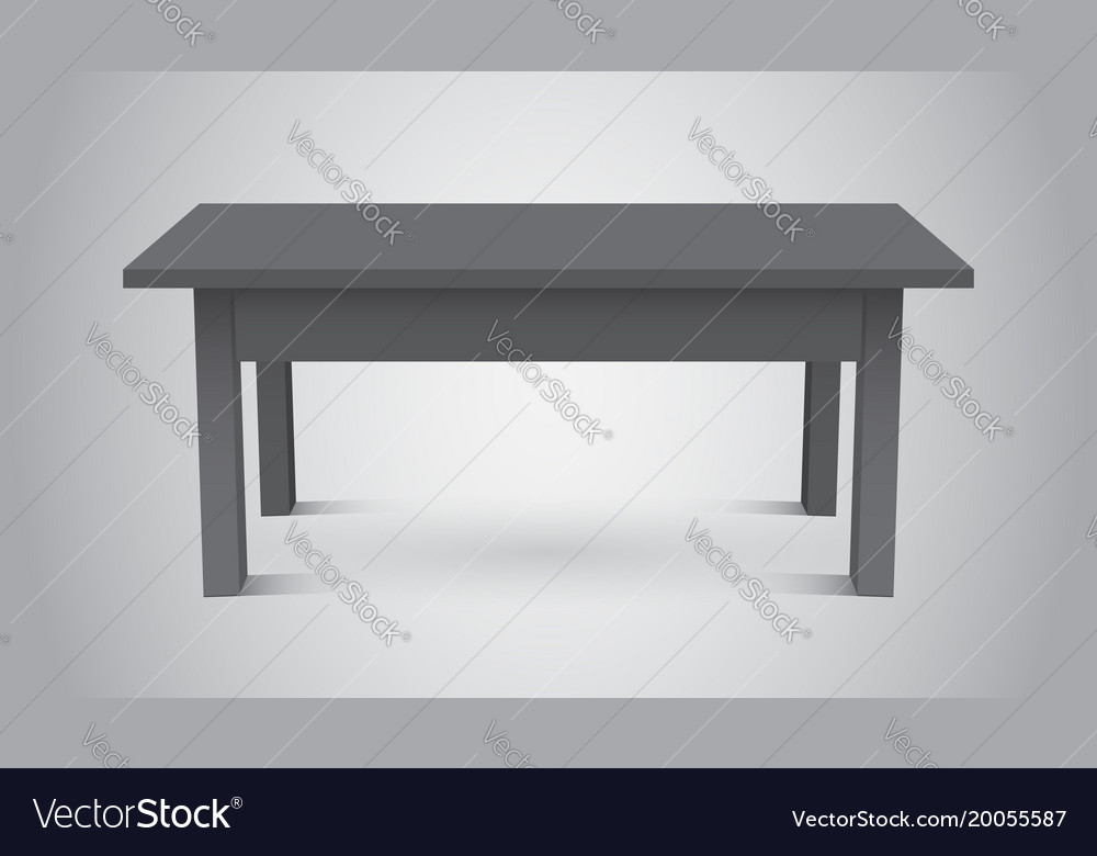 3d table for object presentation empty dark top