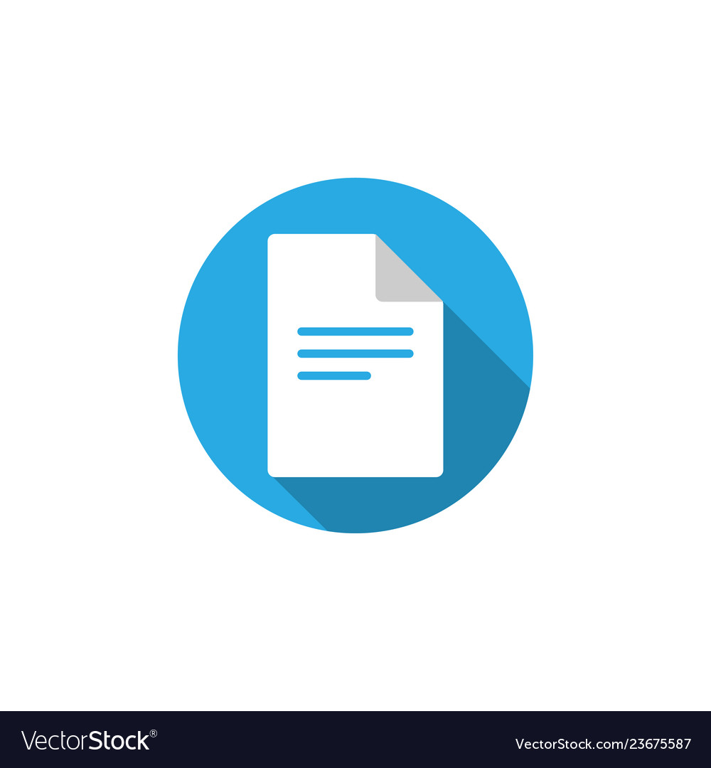 Document icon graphic design template