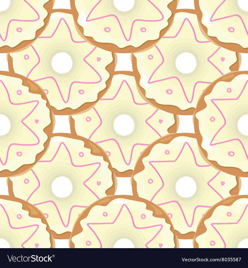 Donut seamless background texture pattern