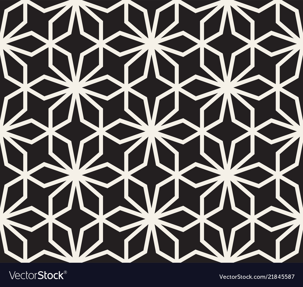 Geometric Line Pattern - Abstract Tiling