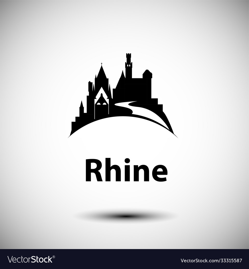 Deutschland Schlösser großes Wahrzeichen vector image Deutschland Schlösser großes Wahrzeichen