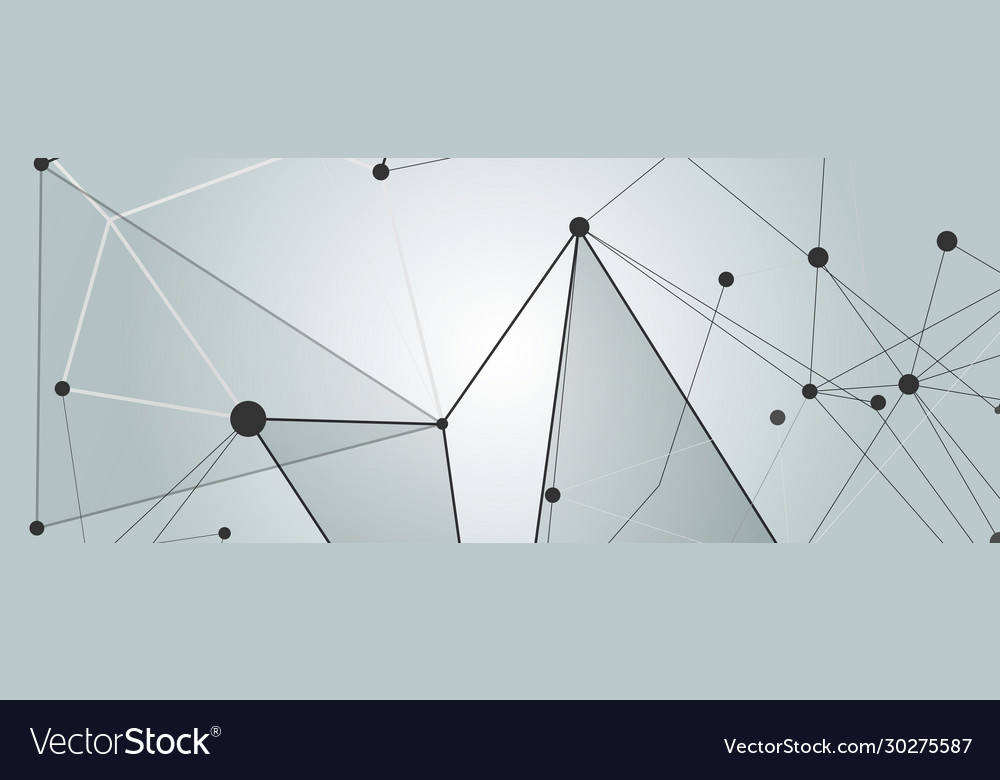 Modern connection technology and science concepts vector image Modern connection technology and science concepts
