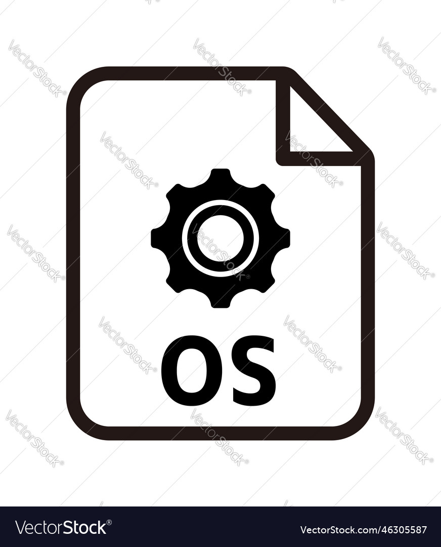 Various file type icon os vector image Various file type icon os
