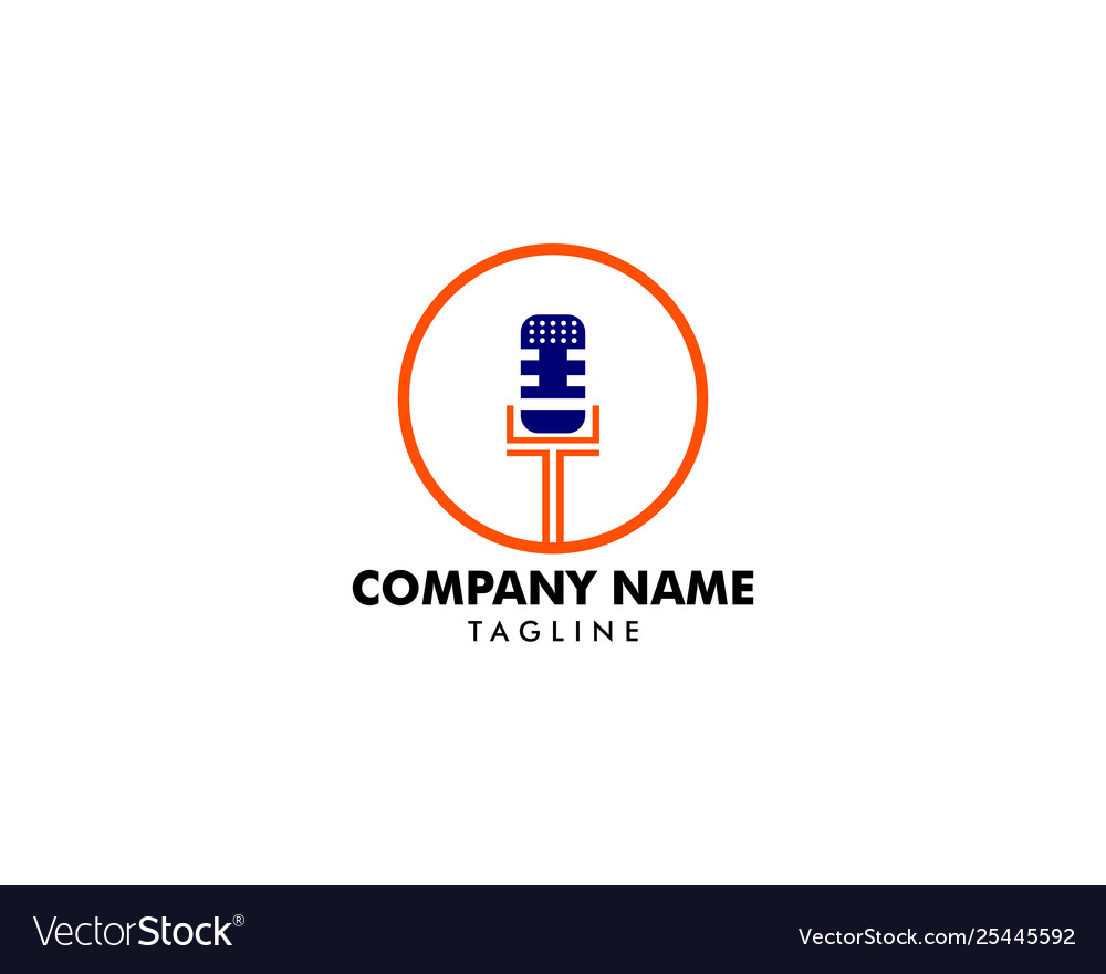 Letter t voice over logo icon design